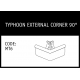 Marley Typhoon External Corner 90° - MT6